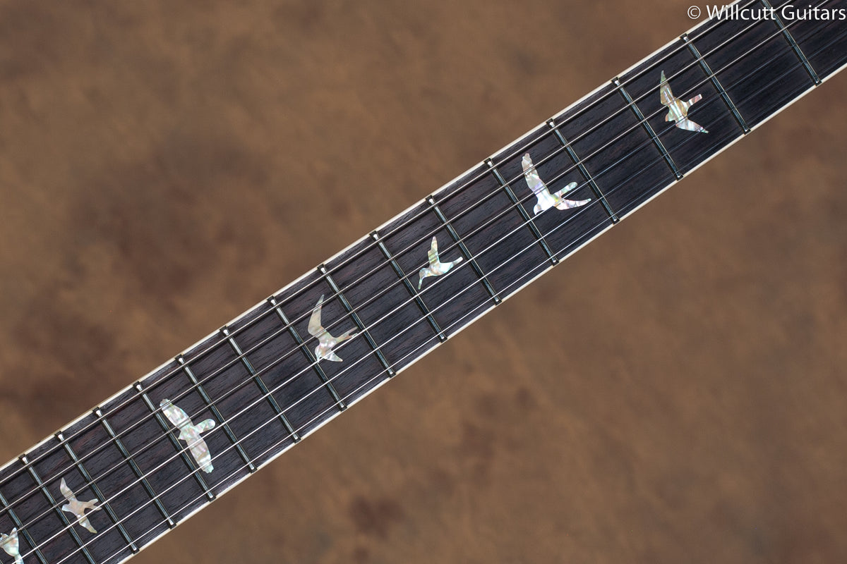 PRS McCarty 594 Semi-Hollow Fire Red Burst 10 Top