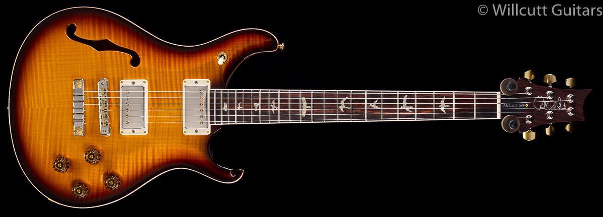 PRS McCarty 594 Semi-Hollow McCarty Tobacco Burst 10 Top (914)