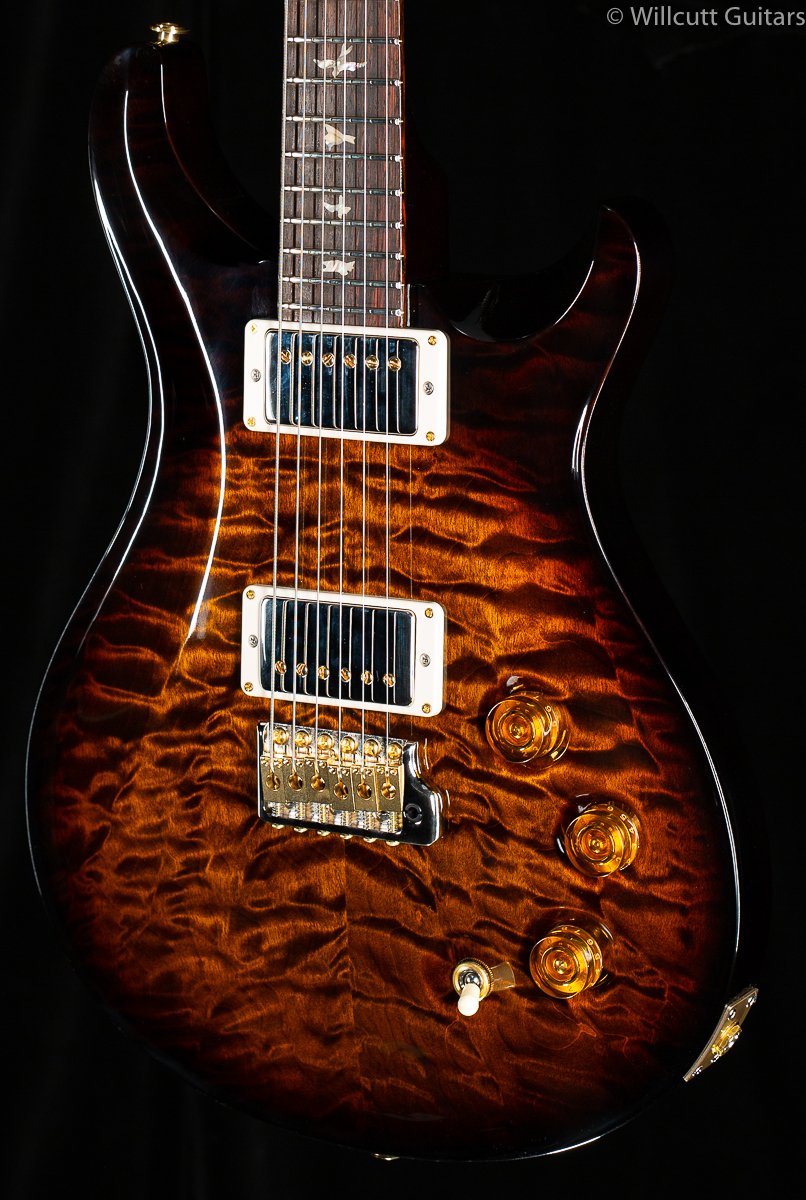 PRS Wood Library DGT Black Gold Burst Artist Quilt