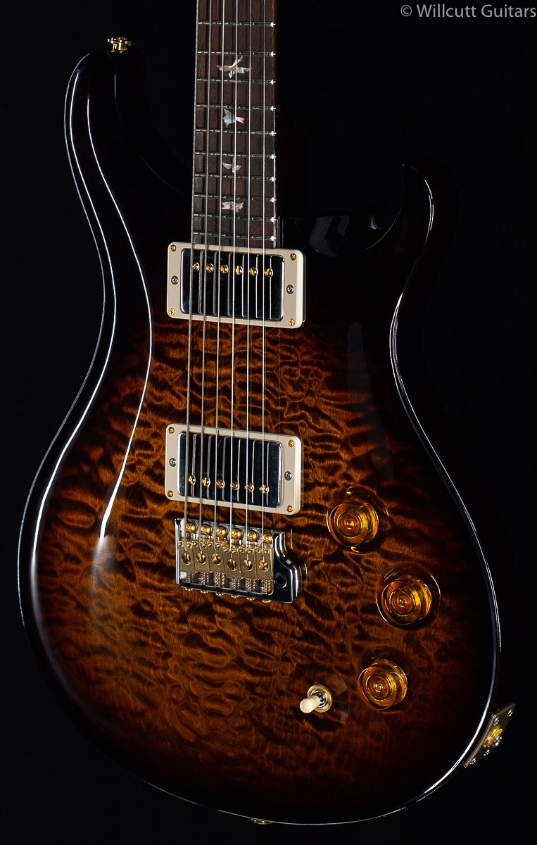 PRS Wood Library DGT Black Gold Burst Artist Quilt