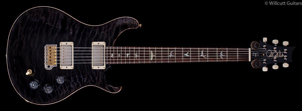 PRS Wood Library DGT Grey Black Artist Quilt
