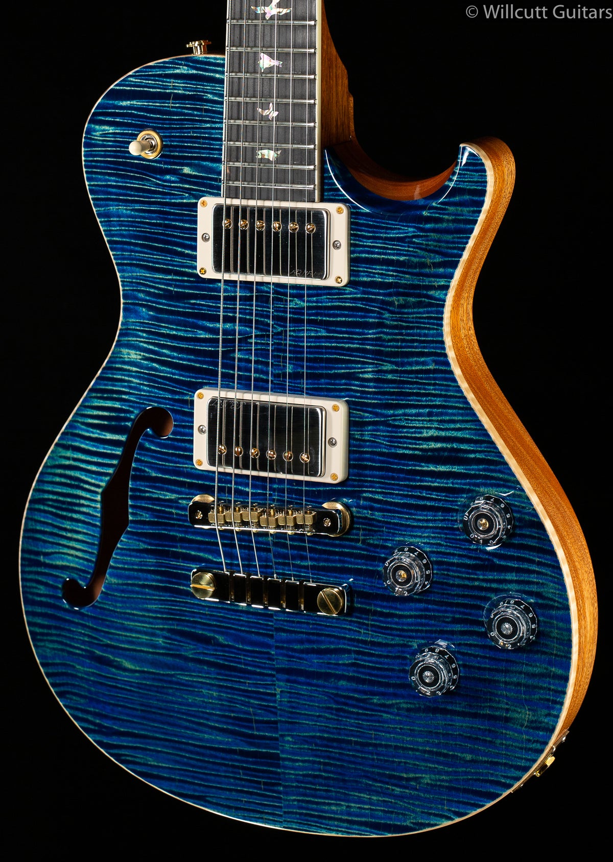 PRS McCarty Singlecut 594 Semi-Hollow Artist Package River Blue