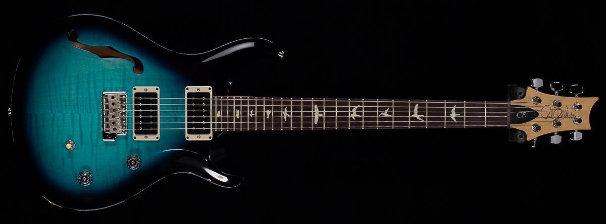 2019 PRS CE 24 Semi-Hollow Aquableux Smokeburst