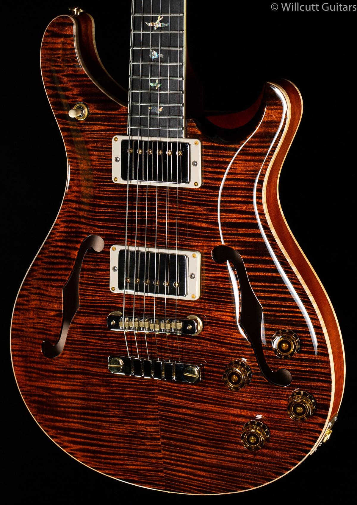 PRS McCarty 594 Hollowbody II Orange Tiger Artist Package