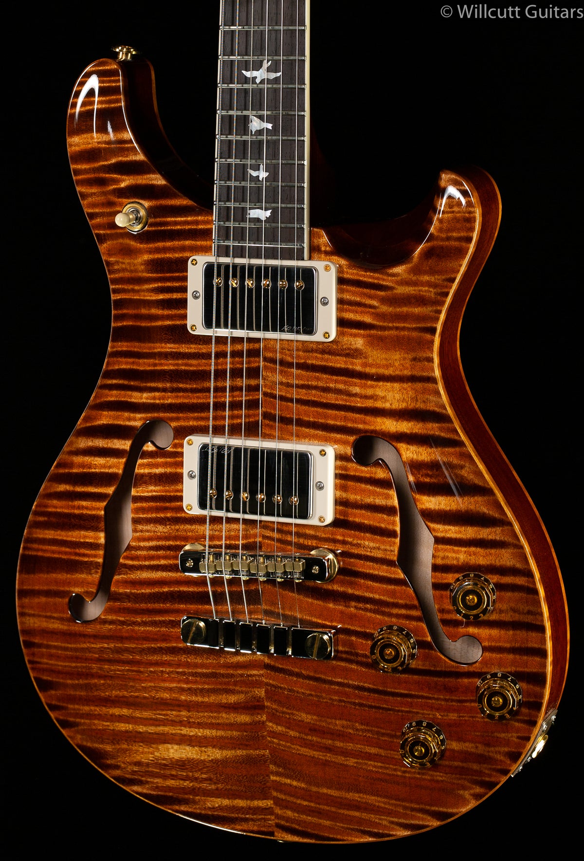 PRS Wood Library McCarty 594 Hollowbody II Copper 10 Top Brazilian Rosewood