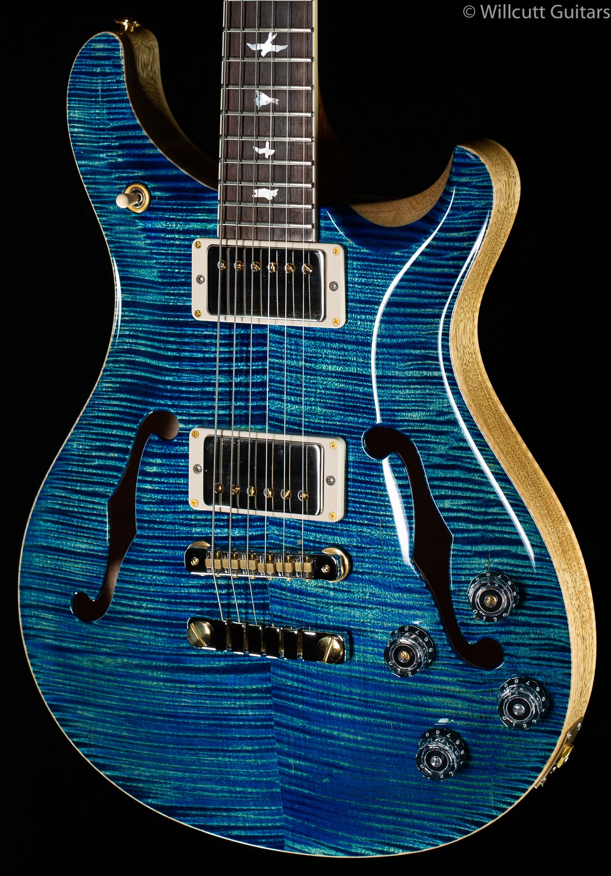 PRS Wood Library McCarty 594 Hollowbody II River Blue 10 Top Brazilian Rosewood (921)