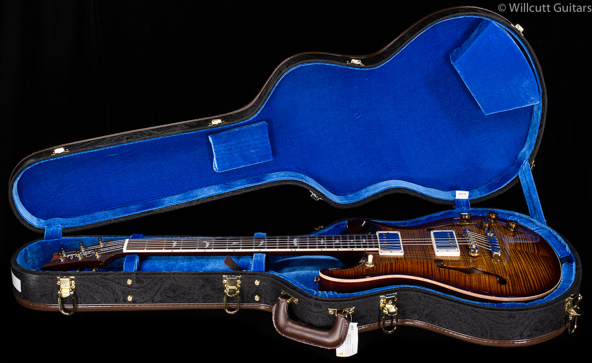 PRS Wood Library McCarty 594 Hollowbody II Black Gold Burst 10 Top Brazilian Rosewood