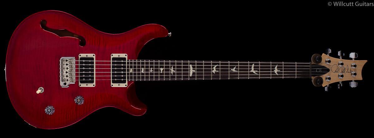 2019 PRS CE24 Semi-Hollow Scarlet Red - Willcutt Guitars