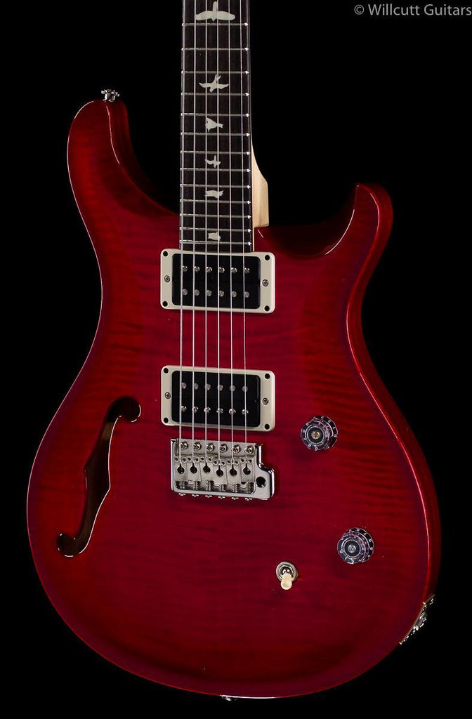 2019 PRS CE24 Semi-Hollow Scarlet Red - Willcutt Guitars