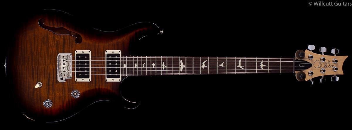 PRS CE24 Semi-Hollow Burnt Amber Burst