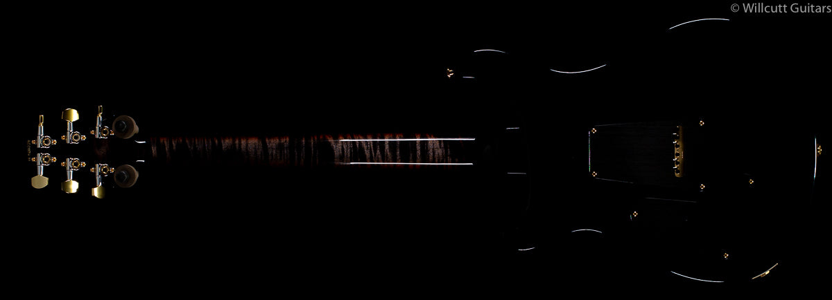 PRS Custom 24-08 Wood Library Burnt Maple Leaf Flame Maple Neck (334)