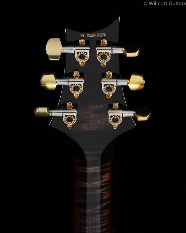 PRS Custom 24-08 Wood Library Burnt Maple Leaf Flame Maple Neck (334)