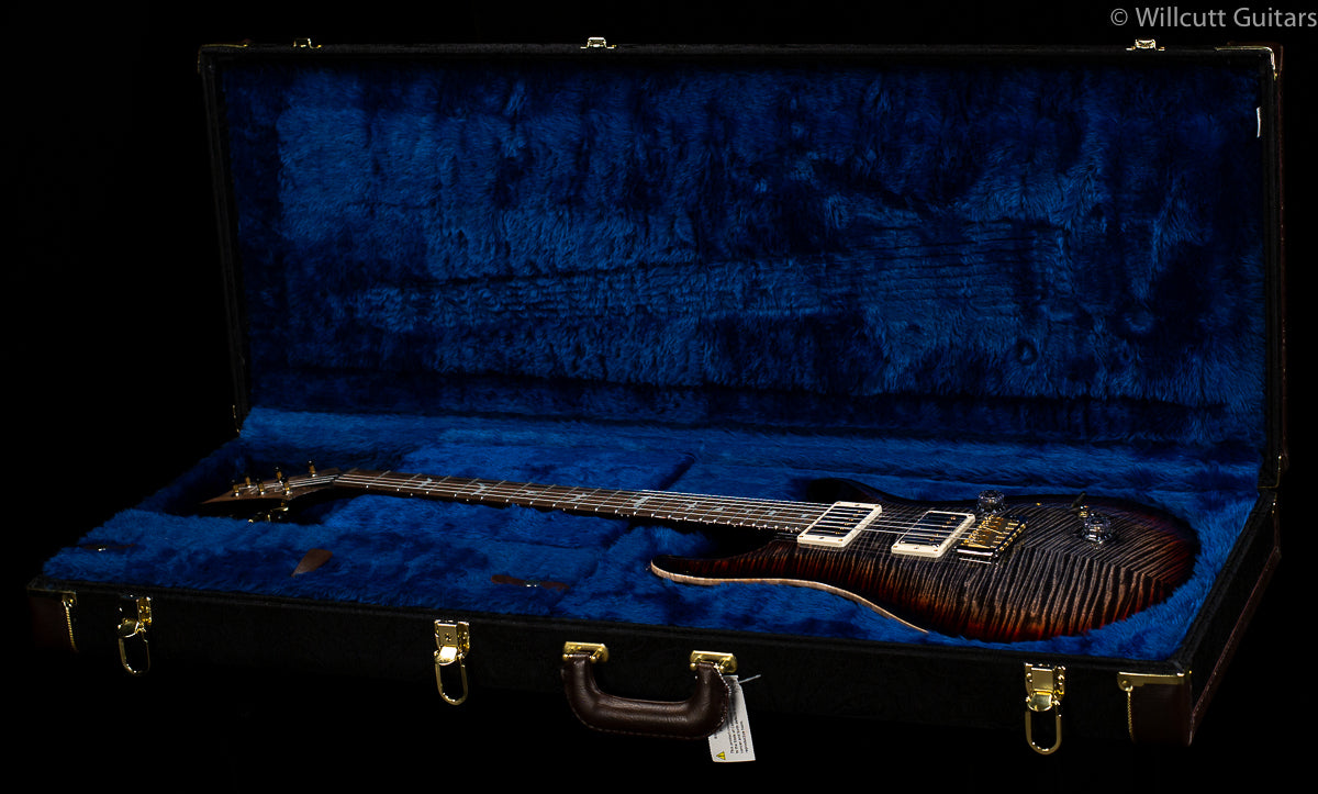 PRS Custom 24-08 Wood Library Burnt Maple Leaf Flame Maple Neck (334)