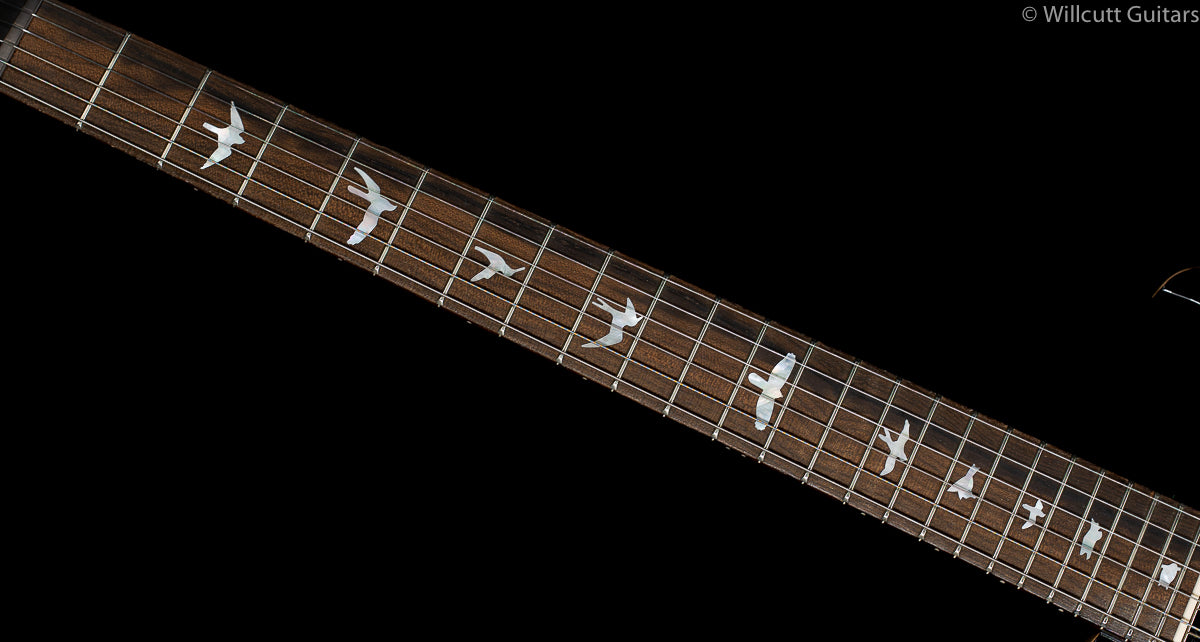 PRS Custom 24-08 Wood Library Burnt Maple Leaf Flame Maple Neck (334)