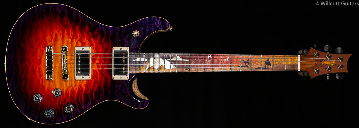 PRS Private Stock 8178 McCarty 594 Indian Ocean Sunset Glow Pyramid Inlay