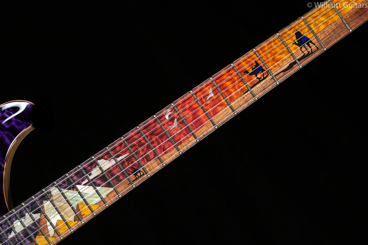 PRS Private Stock 8178 McCarty 594 Indian Ocean Sunset Glow Pyramid Inlay
