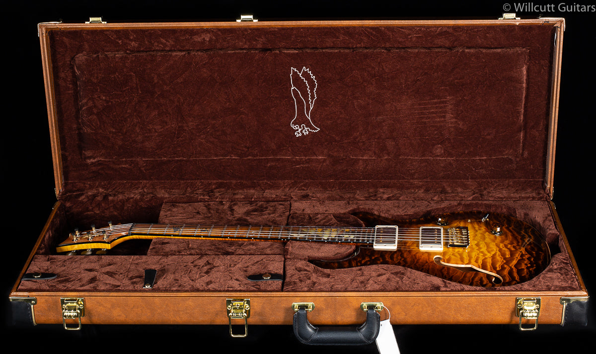 PRS Private Stock 8177 Custom 24 Semi-Hollow Sandstorm Glow Pyramid Scene Inlay
