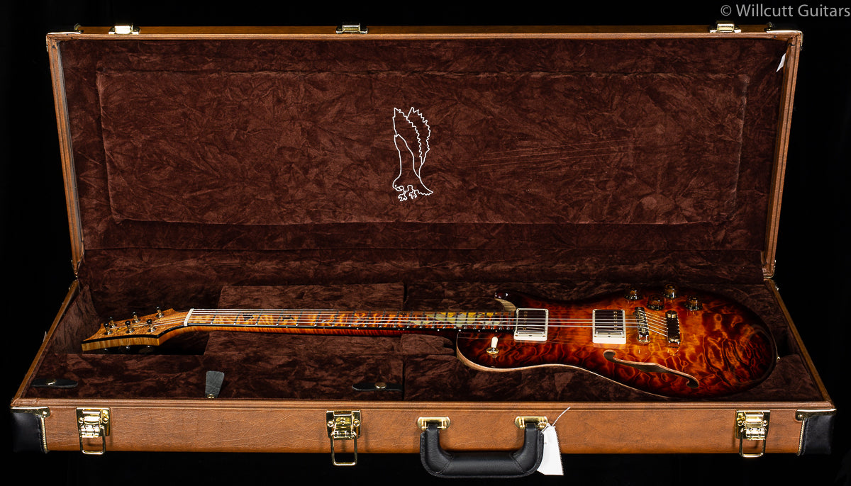 PRS Private Stock 7442 Single Cut 594 Pyramid Inlays Electric Tiger Glow