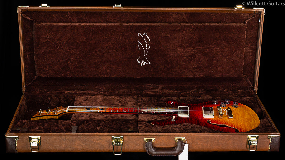 PRS Private Stock 7440 McCarty Semi-Hollow 594 Dragon&#39;s Breath Pyramid Inlay