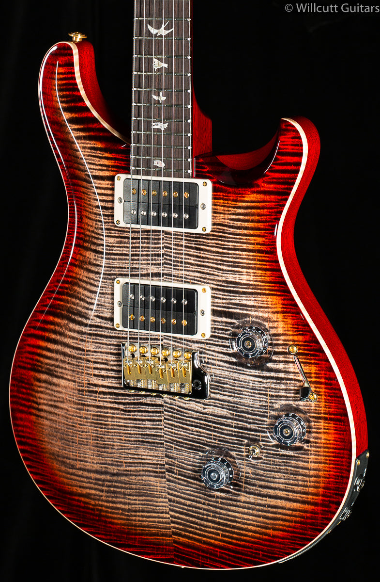 PRS Custom 24 Piezo Charcoal Cherry Burst 10 Top (972)