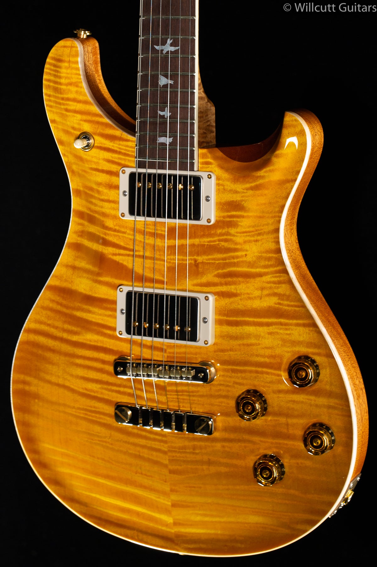 PRS Wood Library McCarty 594 Santana Yellow 10 Top Torrified Flamed Maple Neck