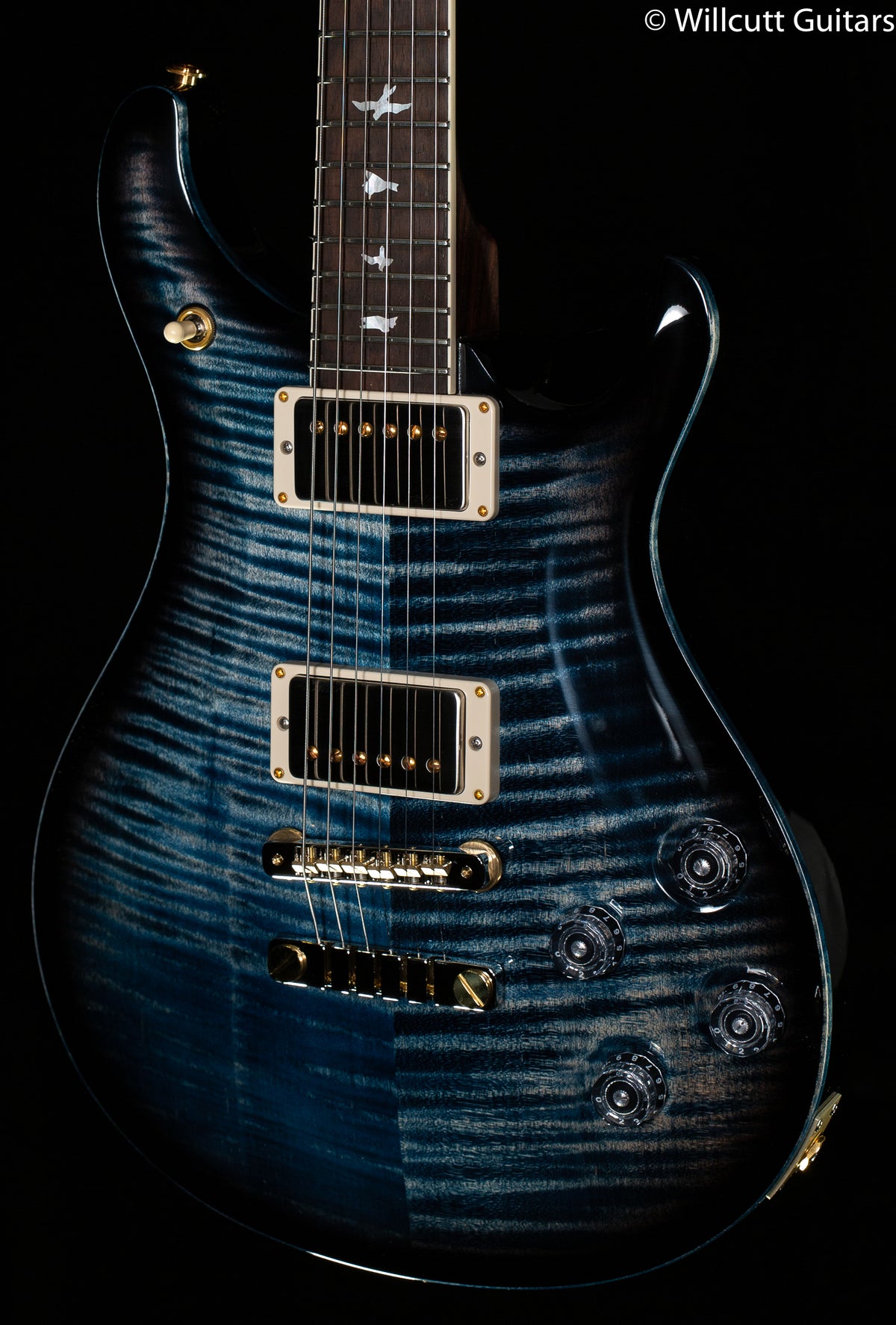 PRS Wood Library McCarty 594 Whale Blue Smokeburst Blue Binding Rosewood Neck