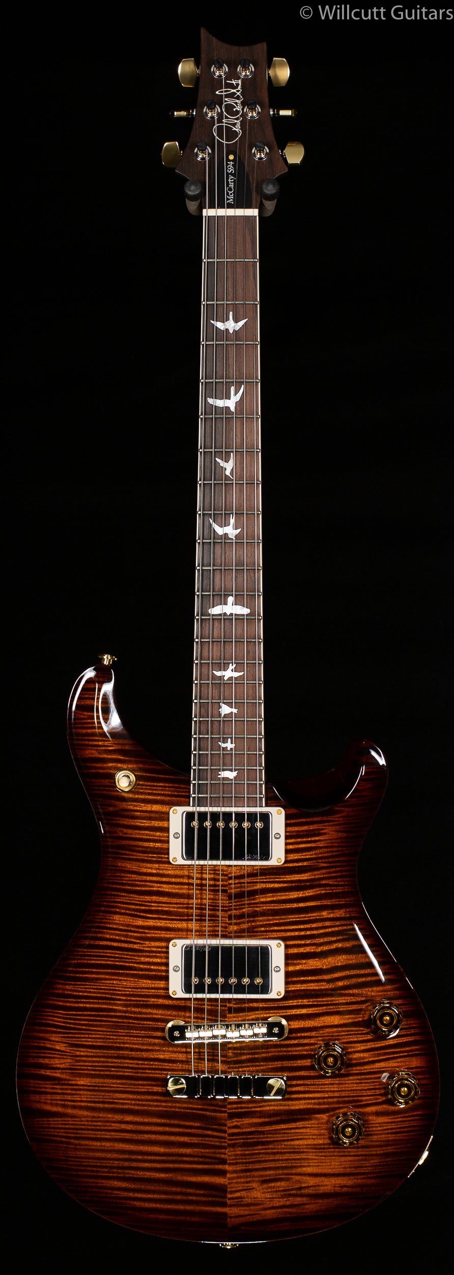 PRS Wood Library McCarty 594 Black Gold Burst Rosewood Neck