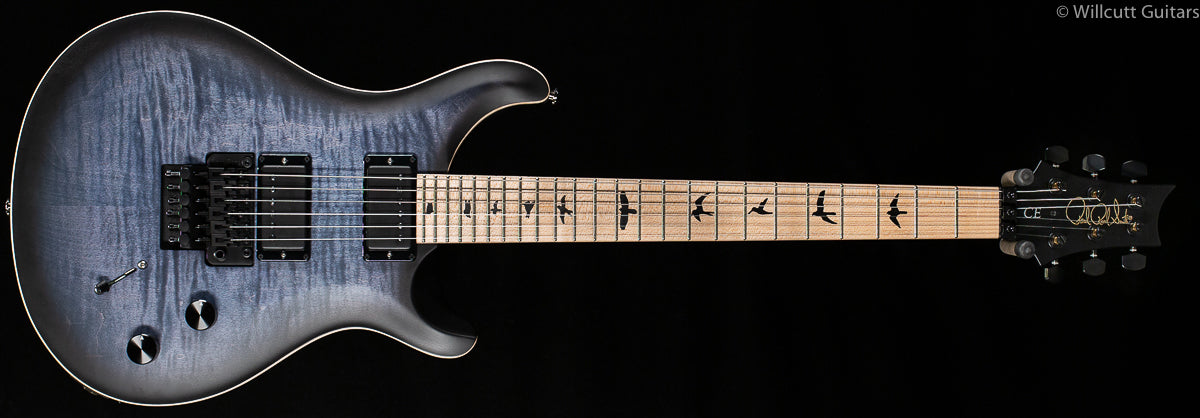 PRS Dustie Waring CE24 Floyd Faded Whale Blue Satin