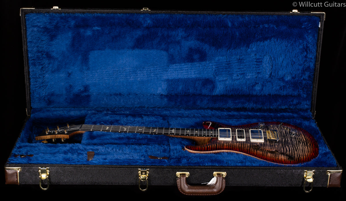 PRS Wood Library Special 22 Semi Hollow Charcoal Cherry Burst Torrefied Maple Neck