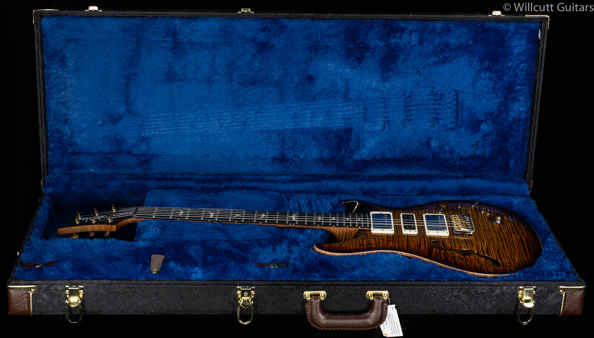 PRS Wood Library, Special 22 Semi Hollow Black Gold Burst (284)