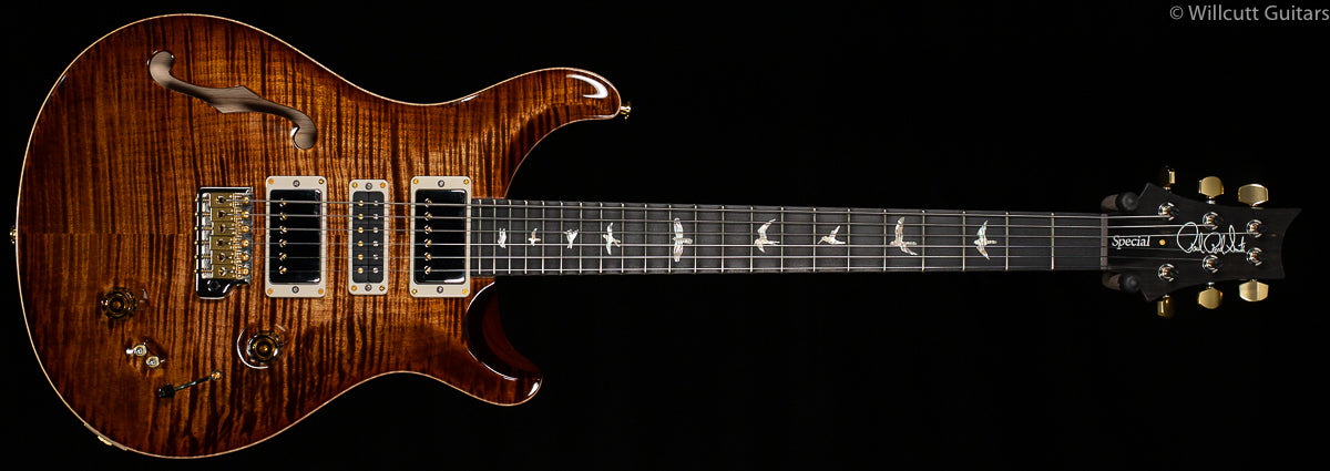 PRS Wood Library Special Semi Hollow Copperhead Burst