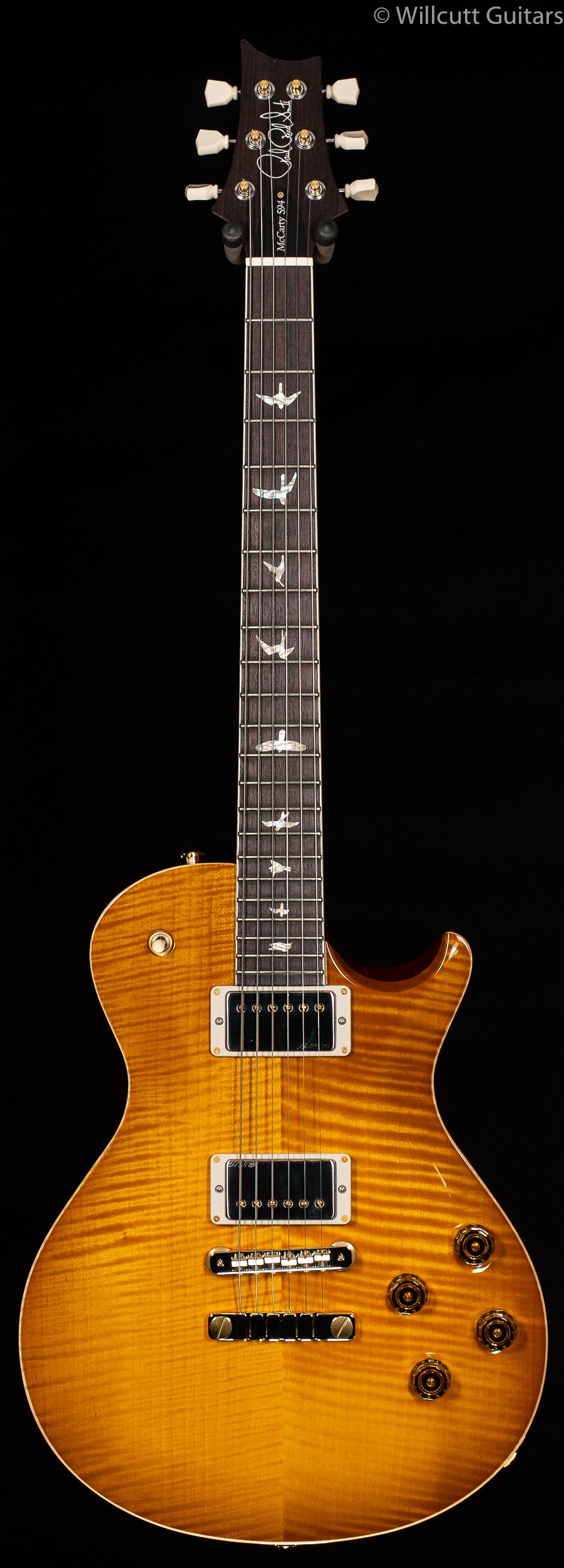 PRS McCarty Singlecut 594 McCarty Sunburst 10 Top - Willcutt Guitars