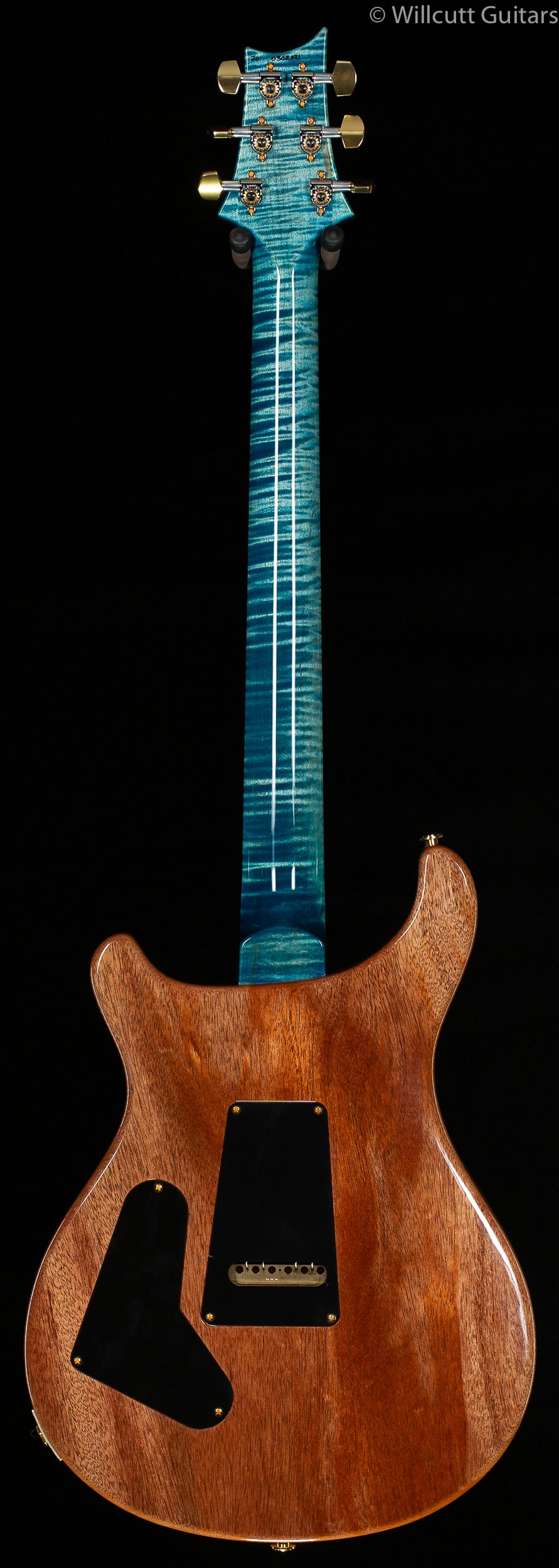 PRS Wood Library Custom 24 &quot;Fatback&quot; Aquableux Artist Top Flamed Maple Neck