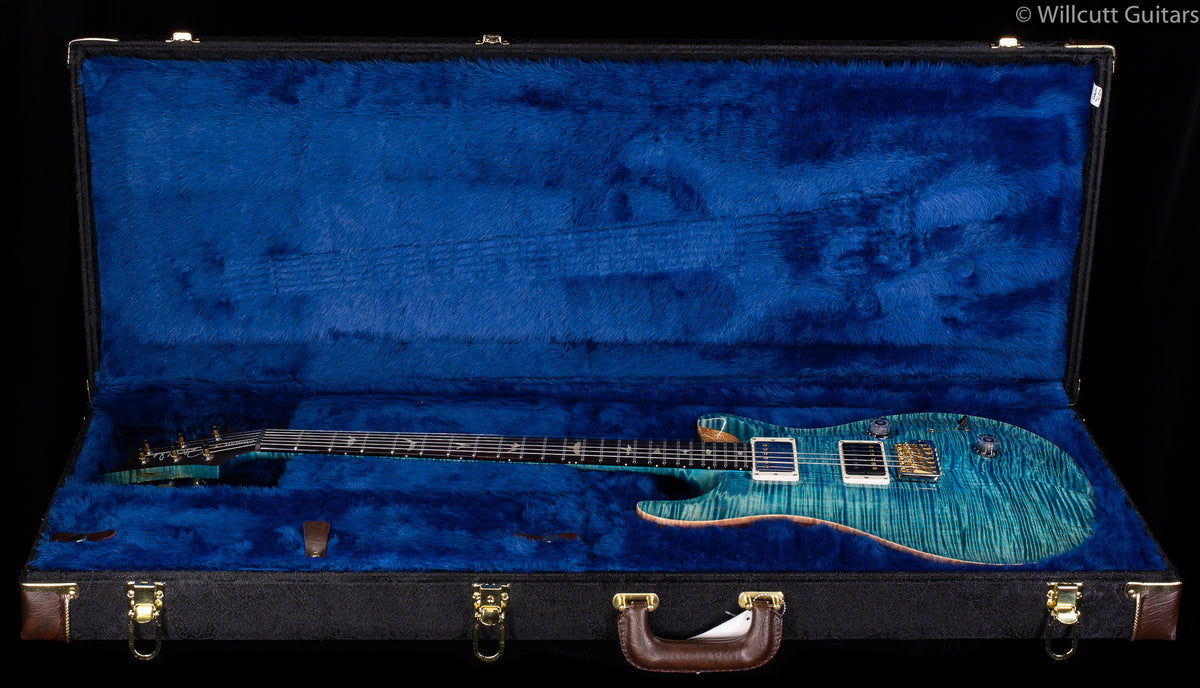 PRS Wood Library Custom 24 &quot;Fatback&quot; Aquableux Artist Top Flamed Maple Neck