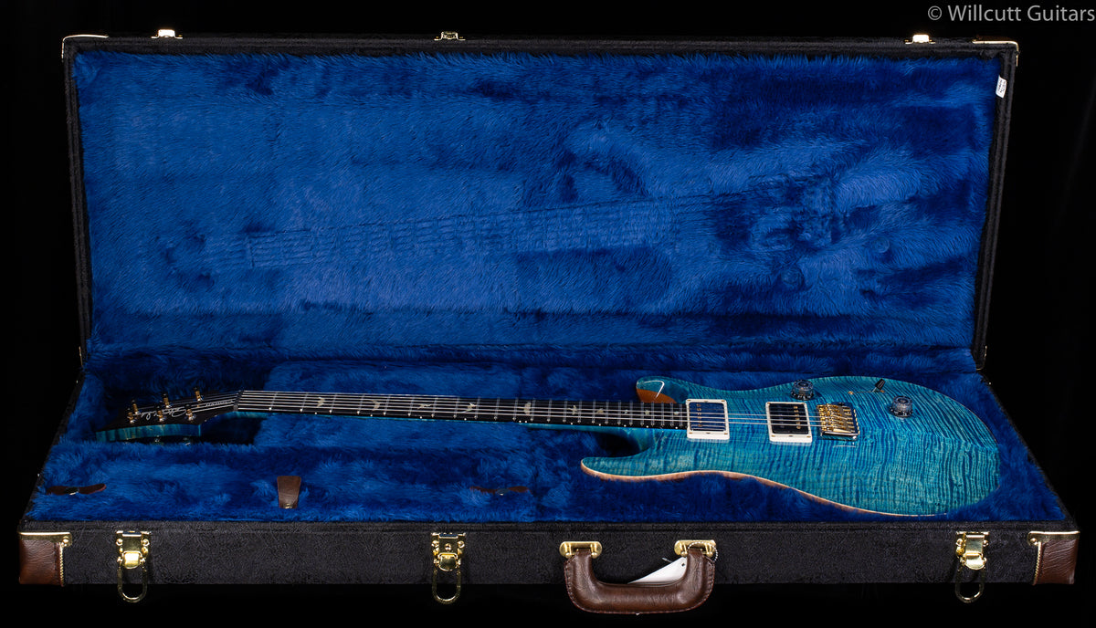 PRS Wood Library Custom 24 &quot;Fatback&quot; Aquableux Artist Top Flamed Maple Neck
