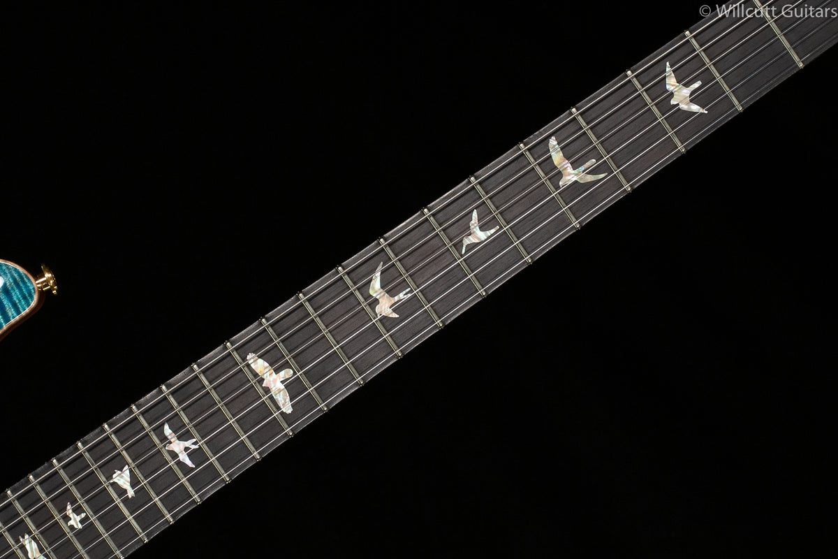 PRS Wood Library Custom 24 &quot;Fatback&quot; Aquableux Artist Top Flamed Maple Neck