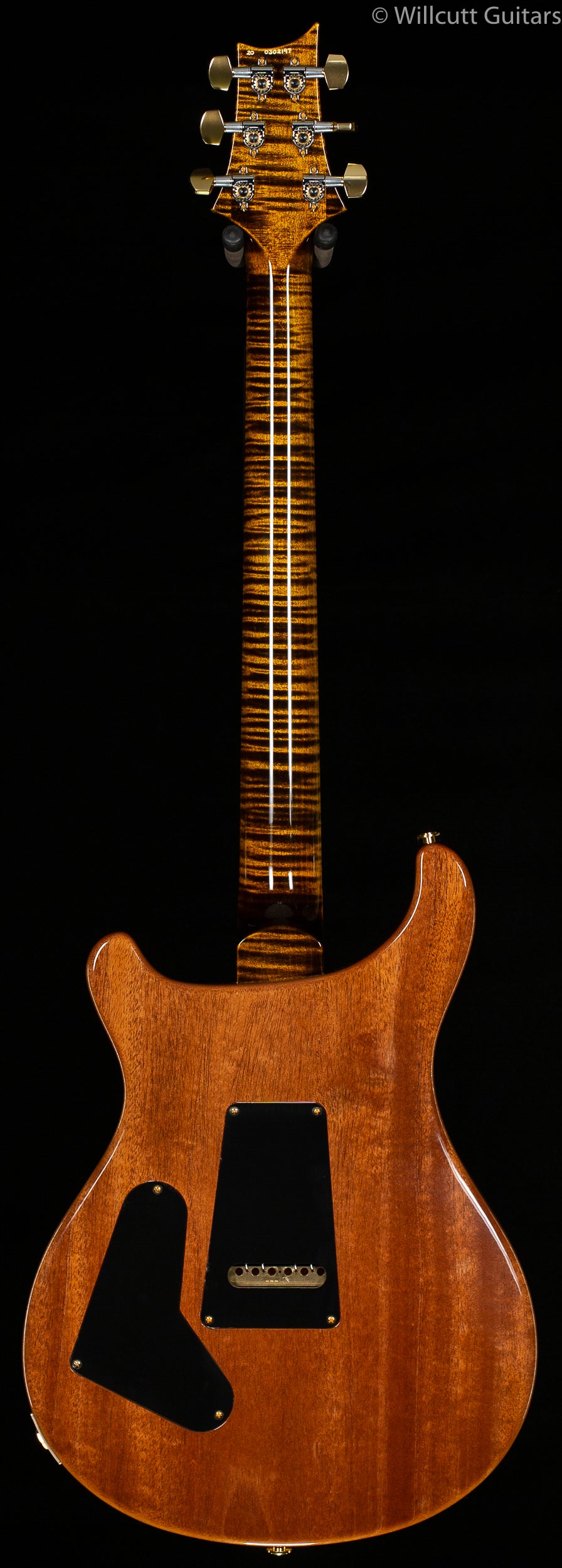 PRS Wood Library Custom 24 &quot;Fatback&quot; Yellow Tiger Artist Top Flamed Maple Neck