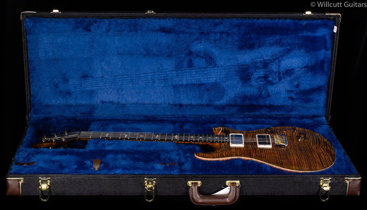 PRS Wood Library Custom 24 &quot;Fatback&quot; Yellow Tiger Artist Top Flamed Maple Neck