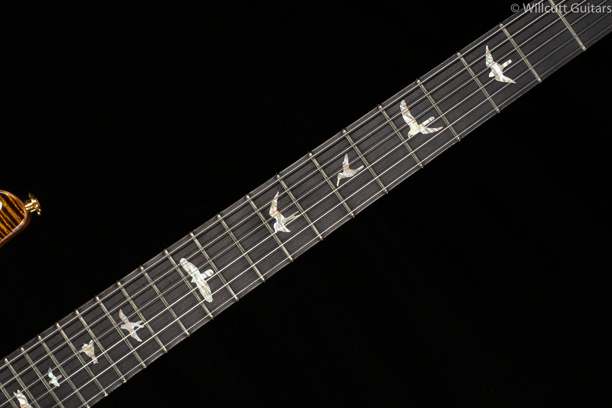 PRS Wood Library Custom 24 &quot;Fatback&quot; Yellow Tiger Artist Top Flamed Maple Neck