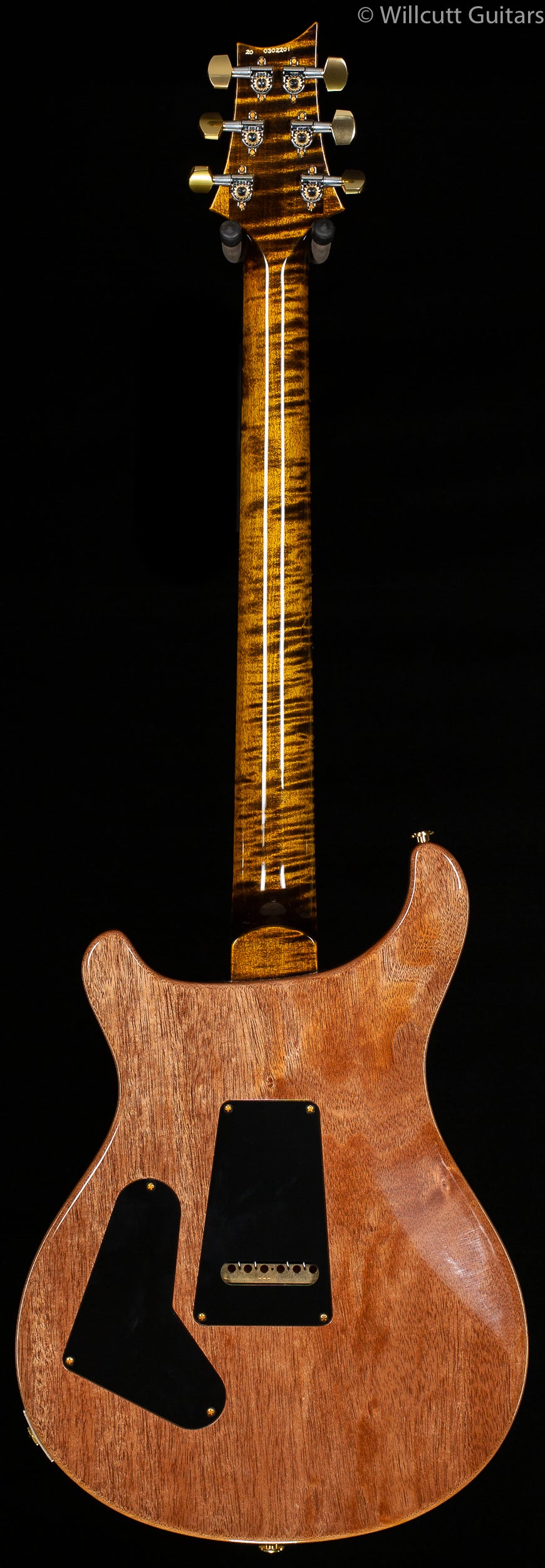 PRS Wood Library Custom 24 &quot;Fatback&quot; Yellow Tiger Artist Top Flamed Maple Neck