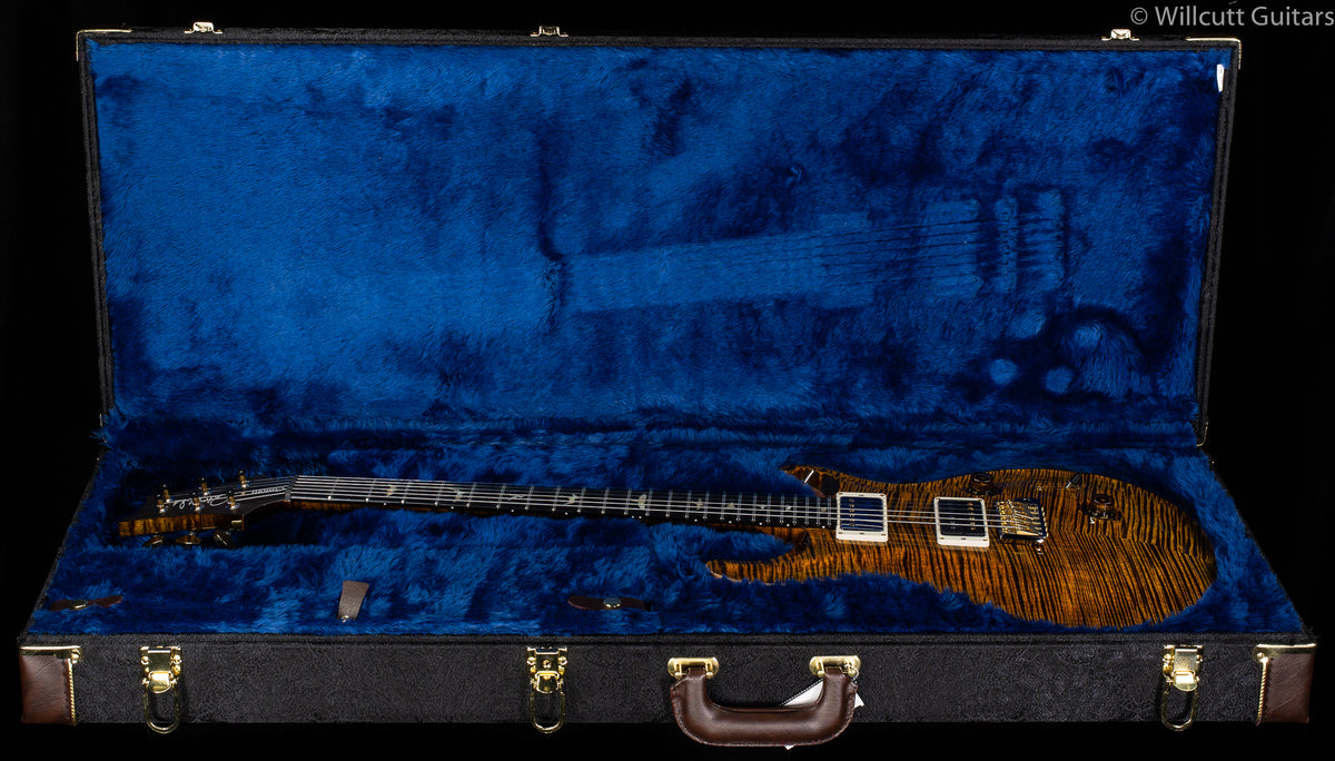 PRS Wood Library Custom 24 &quot;Fatback&quot; Yellow Tiger Artist Top Flamed Maple Neck