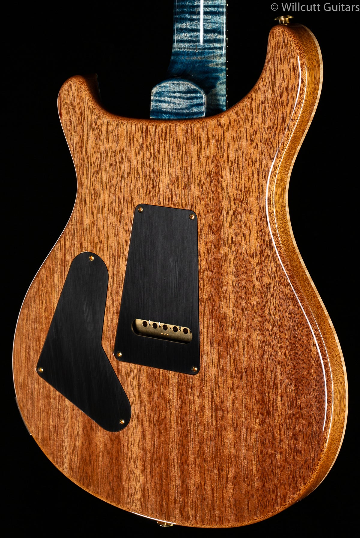 PRS Wood Library Custom 24 "Fatback" Faded Whale Blue Artist Top Flamed Maple Neck