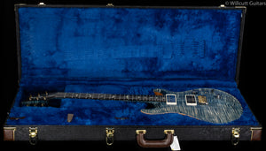 PRS Wood Library Custom 24 "Fatback" Faded Whale Blue Artist Top Flamed Maple Neck