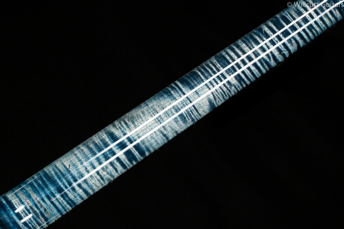 PRS Wood Library Custom 24 "Fatback" Faded Whale Blue Artist Top Flamed Maple Neck