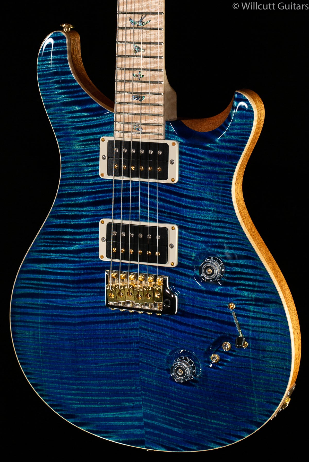 PRS Custom 24-08 River Blue Flamed Maple Neck