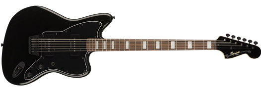 Squier Vintage Modified Baritone Jazzmaster®, Rosewood Fingerboard, Transparent Black