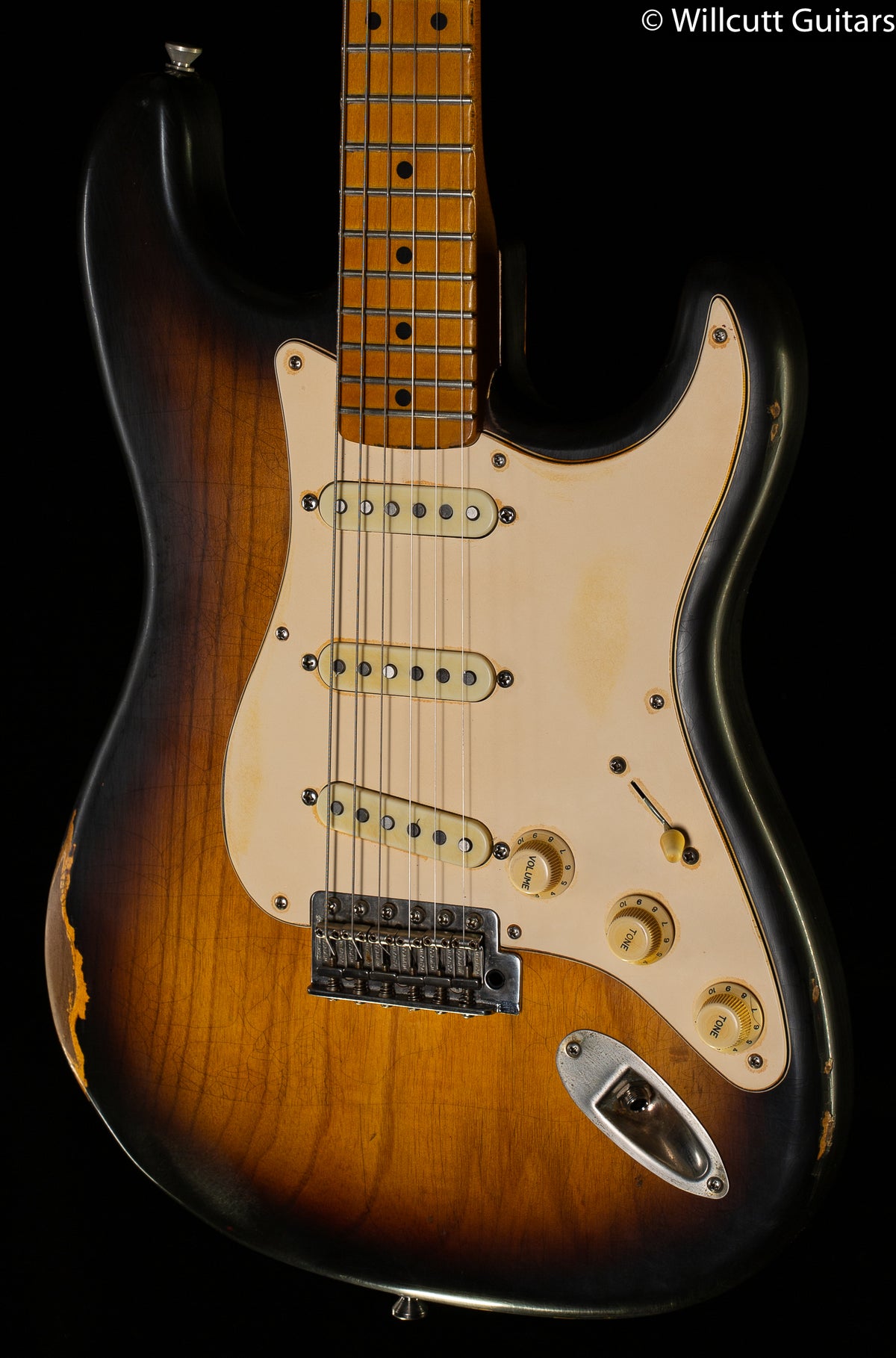 Whitfill S Style 2-Tone Sunburst Maple Neck