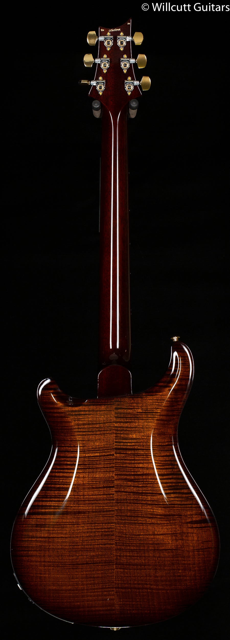 PRS Hollowbody II Piezo Black Gold Wrap 10 Top