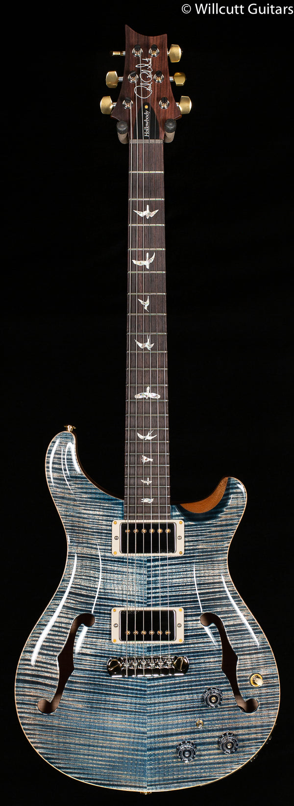 PRS Hollowbody II Piezo Faded Whale Blue 10 Top - Willcutt