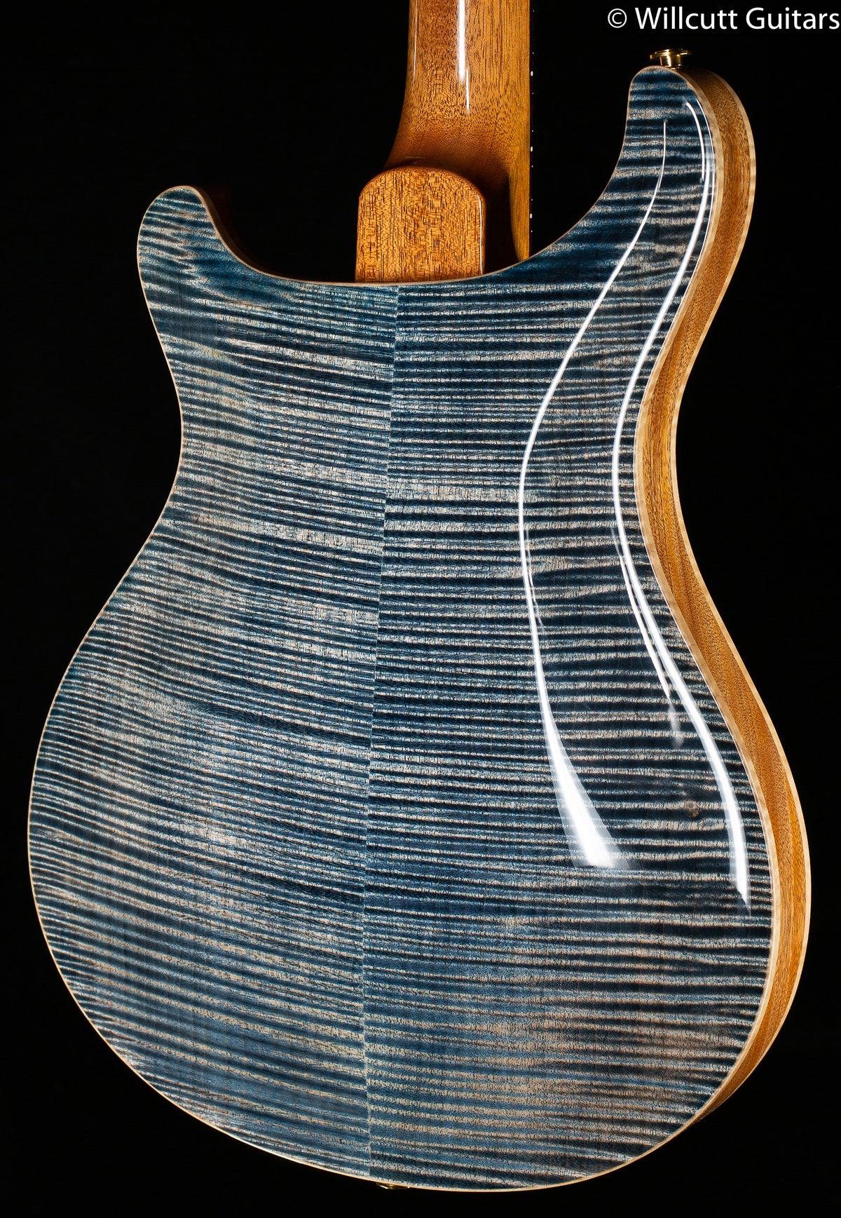 PRS Hollowbody II Piezo Faded Whale Blue 10 Top